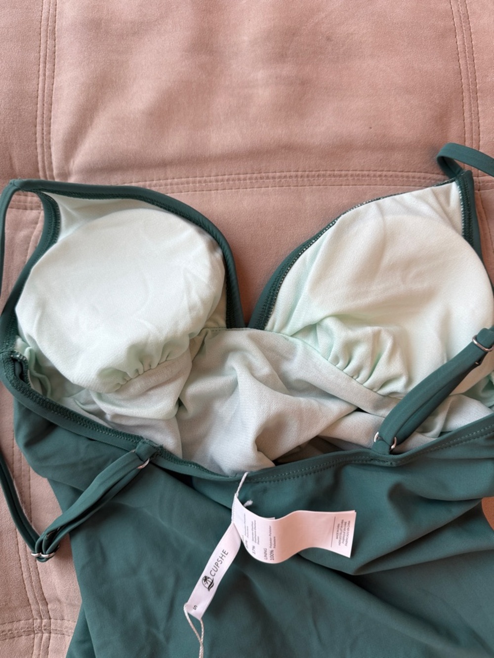 Cupshe Olive Green One Piece Swimsuit Size Small - Picture 7 of 7